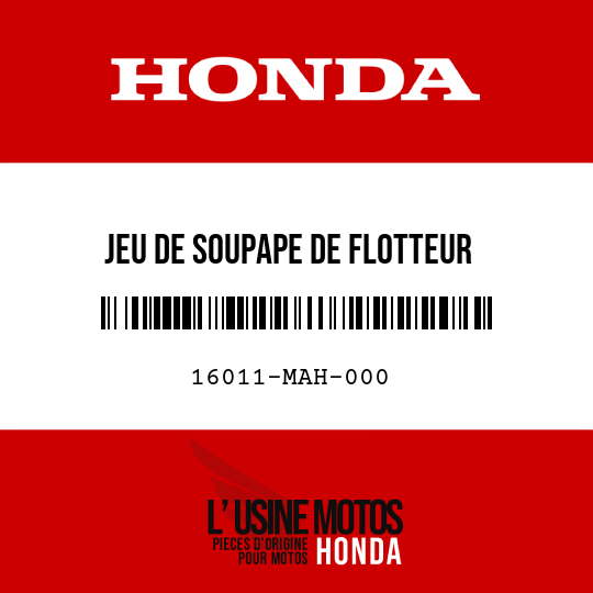 image de 16011-MAH-000 JEU DE SOUPAPE DE FLOTTEUR