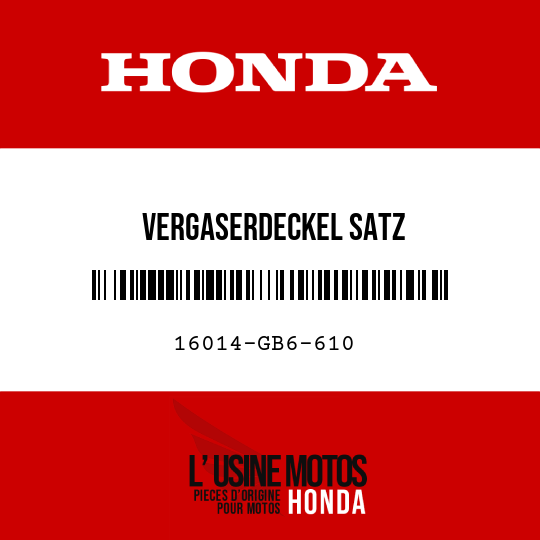 image de 16014-GB6-610 VERGASERDECKEL SATZ