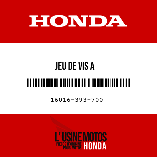 image de 16016-393-700 JEU DE VIS A