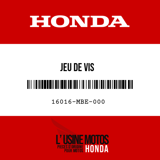 image de 16016-MBE-000 JEU DE VIS