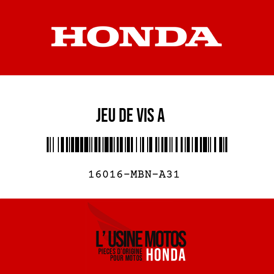 image de 16016-MBN-A31 JEU DE VIS A