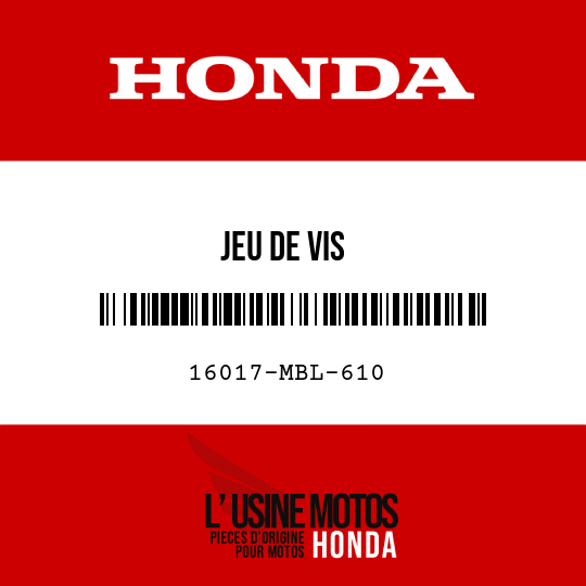 image de 16017-MBL-610 JEU DE VIS