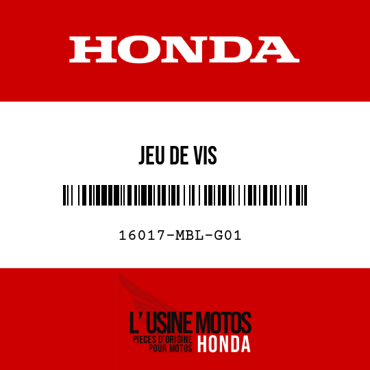 image de 16017-MBL-G01 JEU DE VIS