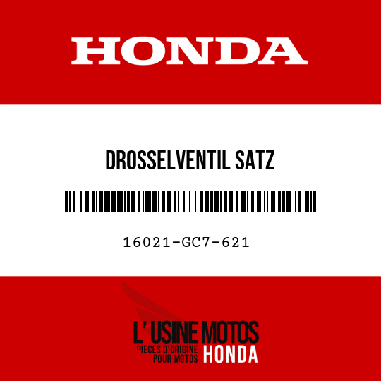image de 16021-GC7-621 DROSSELVENTIL SATZ