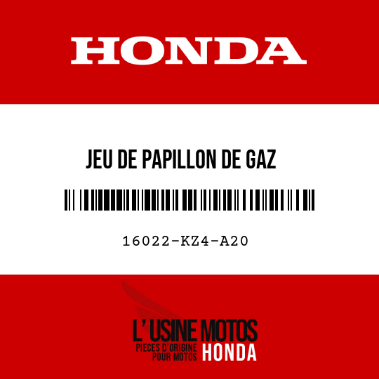 image de 16022-KZ4-A20 JEU DE PAPILLON DE GAZ