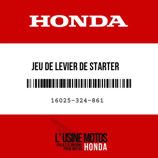 image de 16025-324-861 JEU DE LEVIER DE STARTER