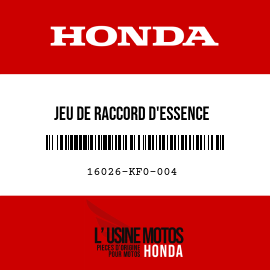 image de 16026-KF0-004 JEU DE RACCORD D'ESSENCE