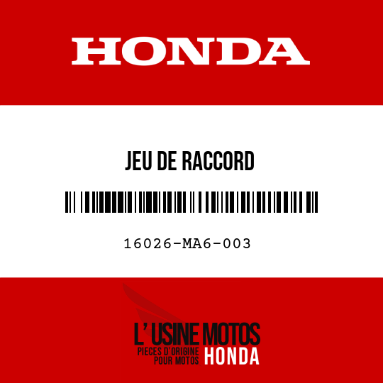image de 16026-MA6-003 JEU DE RACCORD