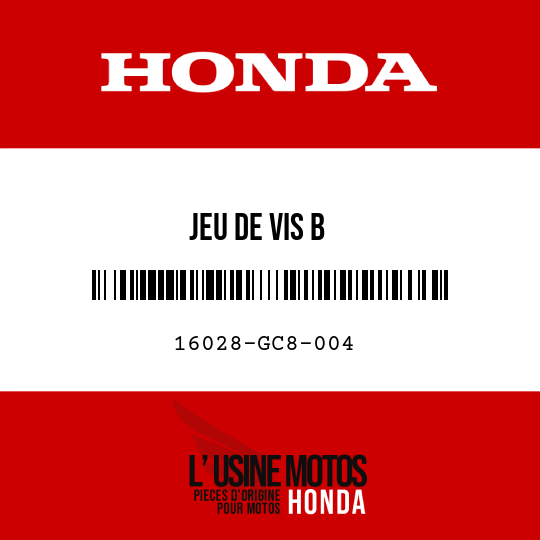 image de 16028-GC8-004 JEU DE VIS B