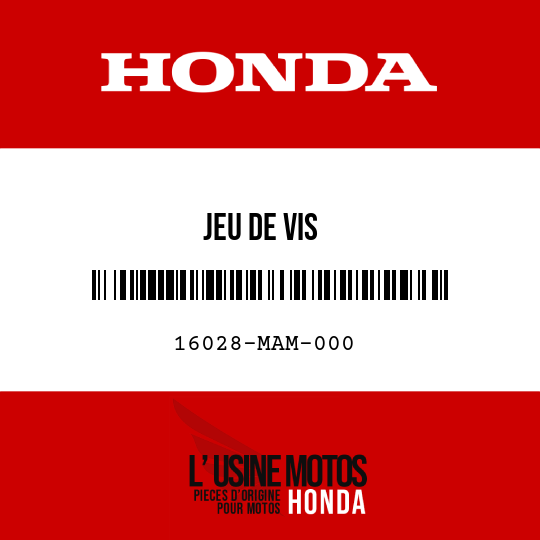 image de 16028-MAM-000 JEU DE VIS