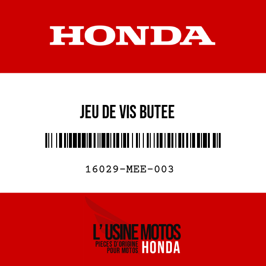 image de 16029-MEE-003 JEU DE VIS BUTEE