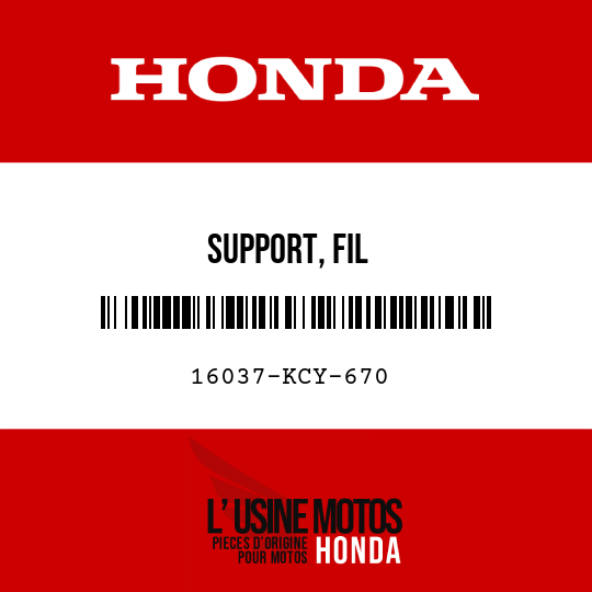 image de 16037-KCY-670 SUPPORT, FIL
