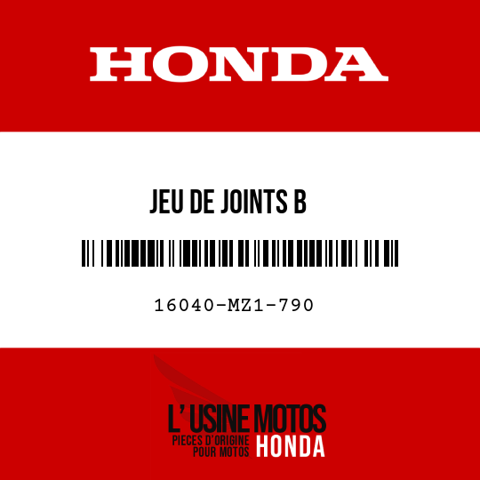 image de 16040-MZ1-790 JEU DE JOINTS B