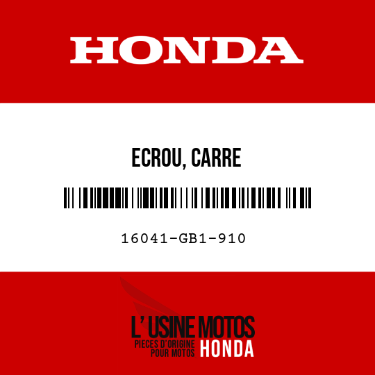 image de 16041-GB1-910 ECROU, CARRE
