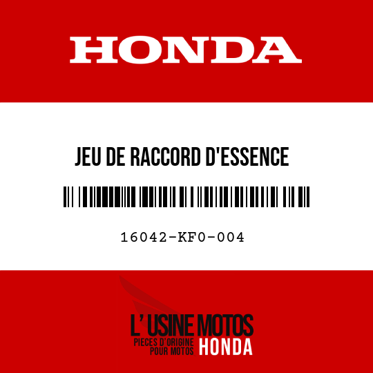 image de 16042-KF0-004 JEU DE RACCORD D'ESSENCE