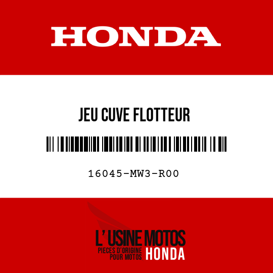 image de 16045-MW3-R00 JEU CUVE FLOTTEUR