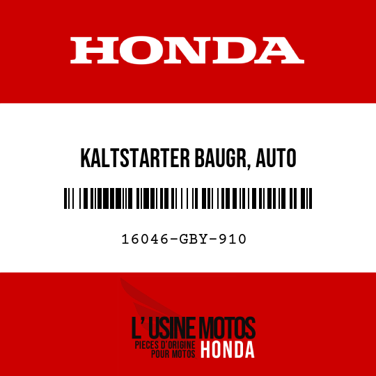 image de 16046-GBY-910 KALTSTARTER BAUGR, AUTO