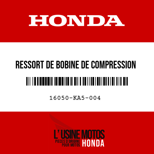image de 16050-KA5-004 RESSORT DE BOBINE DE COMPRESSION