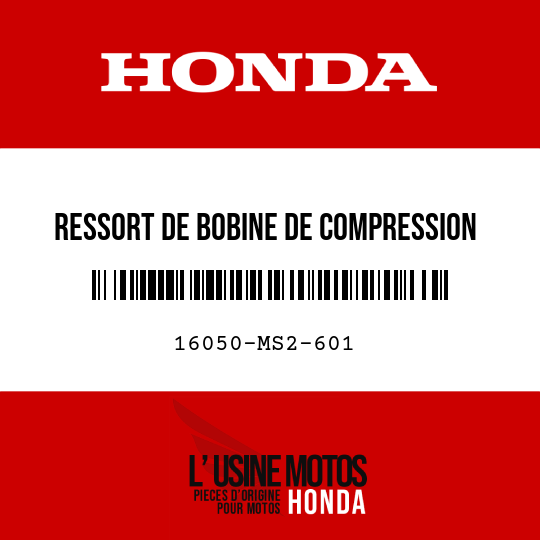 image de 16050-MS2-601 RESSORT DE BOBINE DE COMPRESSION
