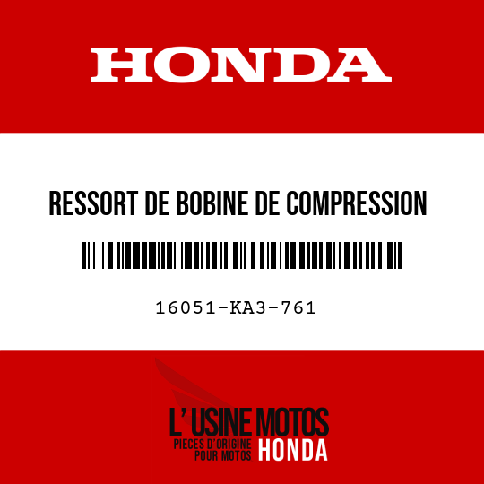 image de 16051-KA3-761 RESSORT DE BOBINE DE COMPRESSION