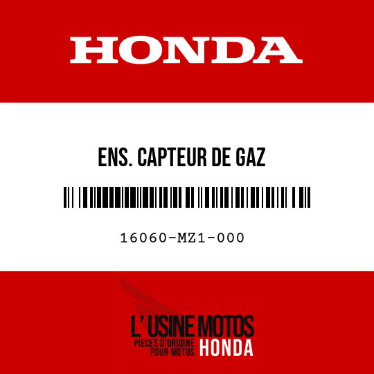 image de 16060-MZ1-000 ENS. CAPTEUR DE GAZ