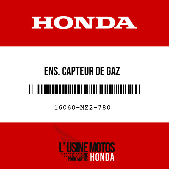 image de 16060-MZ2-780 ENS. CAPTEUR DE GAZ