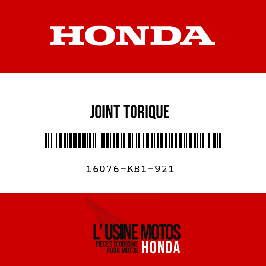 image de 16076-KB1-921 JOINT TORIQUE