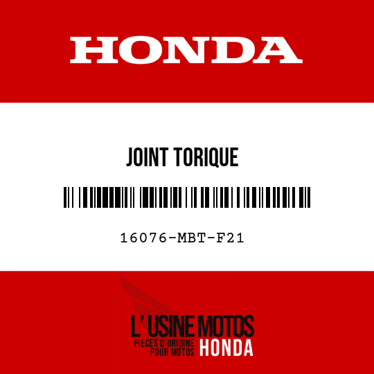 image de 16076-MBT-F21 JOINT TORIQUE