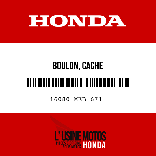 image de 16080-MEB-671 BOULON, CACHE