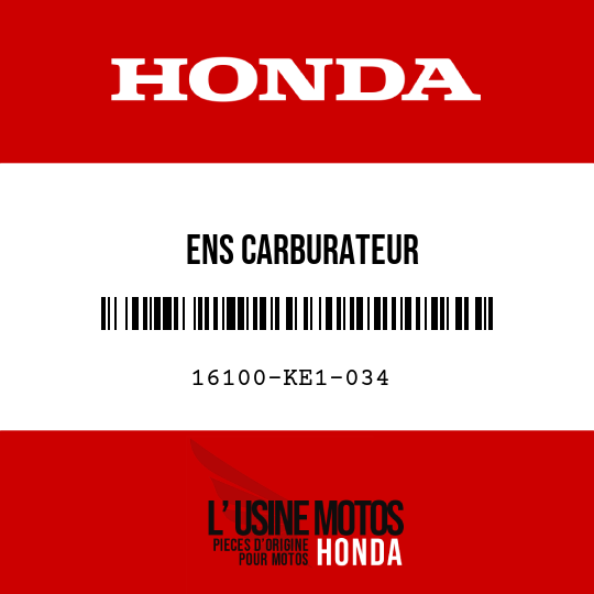 image de 16100-KE1-034 ENS CARBURATEUR