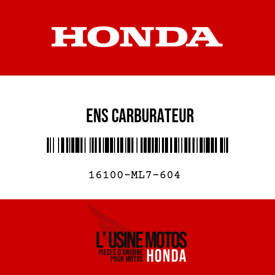 image de 16100-ML7-604 ENS CARBURATEUR