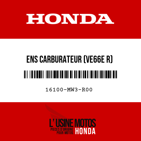 image de 16100-MW3-R00 ENS CARBURATEUR (VE66E R)