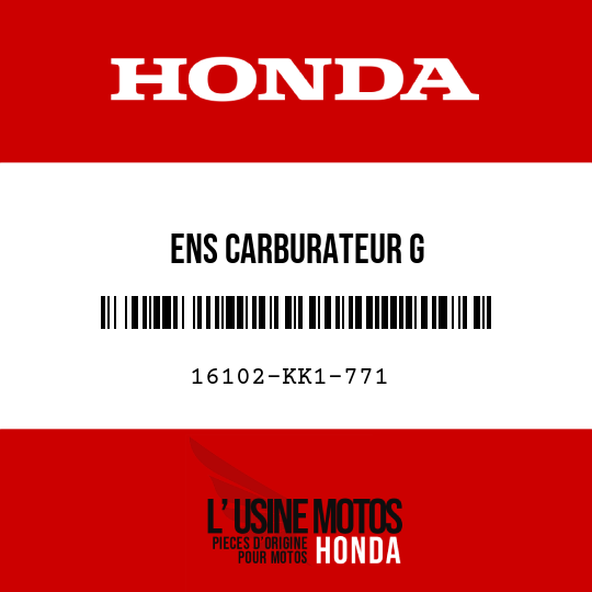 image de 16102-KK1-771 ENS CARBURATEUR G