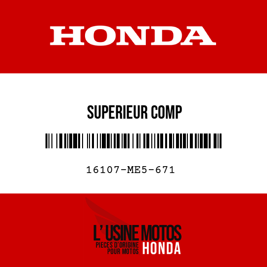 image de 16107-ME5-671 SUPERIEUR COMP