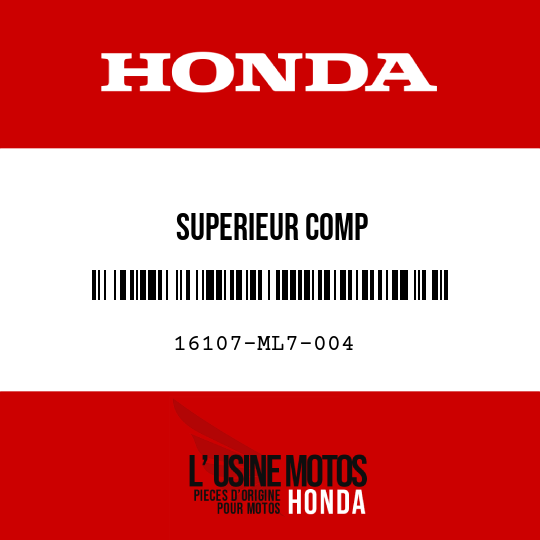 image de 16107-ML7-004 SUPERIEUR COMP