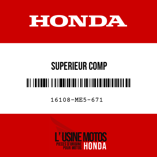 image de 16108-ME5-671 SUPERIEUR COMP