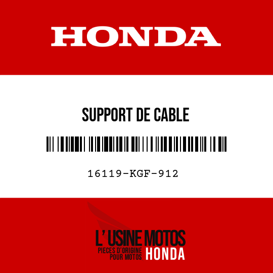 image de 16119-KGF-912 SUPPORT DE CABLE