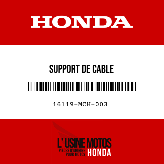 image de 16119-MCH-003 SUPPORT DE CABLE