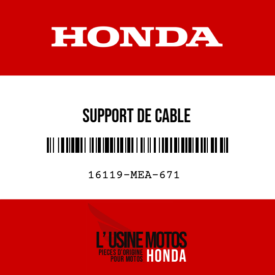 image de 16119-MEA-671 SUPPORT DE CABLE
