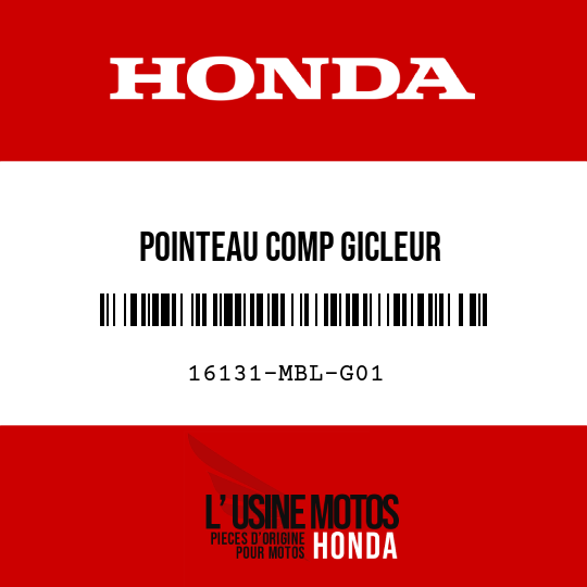 image de 16131-MBL-G01 POINTEAU COMP GICLEUR