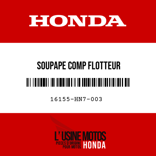 image de 16155-HN7-003 SOUPAPE COMP FLOTTEUR