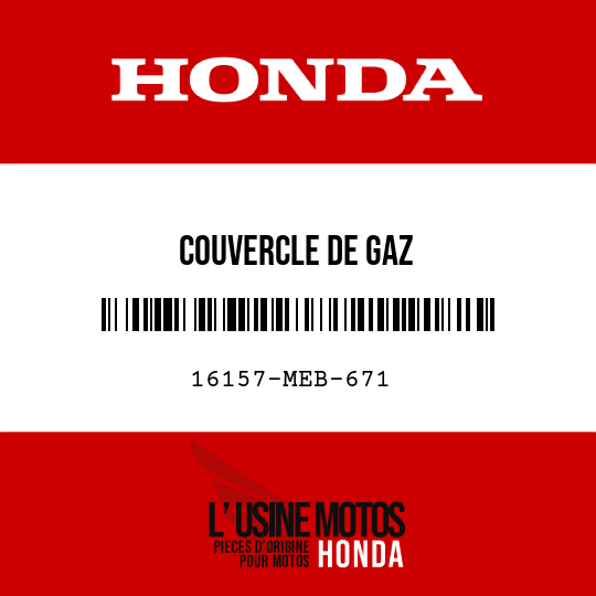 image de 16157-MEB-671 COUVERCLE DE GAZ
