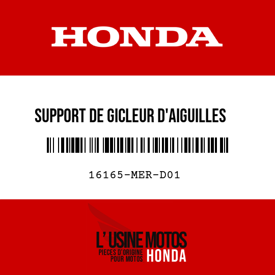 image de 16165-MER-D01 SUPPORT DE GICLEUR D'AIGUILLES