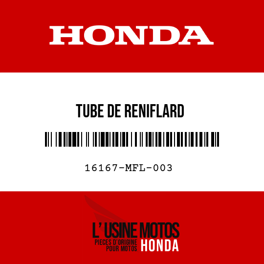 image de 16167-MFL-003 TUBE DE RENIFLARD