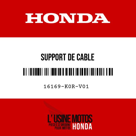 image de 16169-K0R-V01 SUPPORT DE CABLE