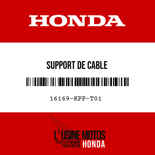image de 16169-KPP-T01 SUPPORT DE CABLE