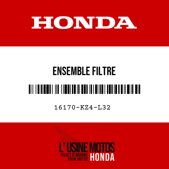 image de 16170-KZ4-L32 ENSEMBLE FILTRE
