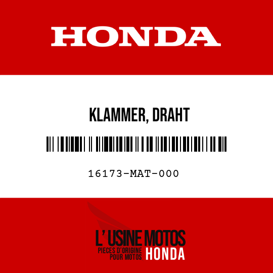 image de 16173-MAT-000 KLAMMER, DRAHT