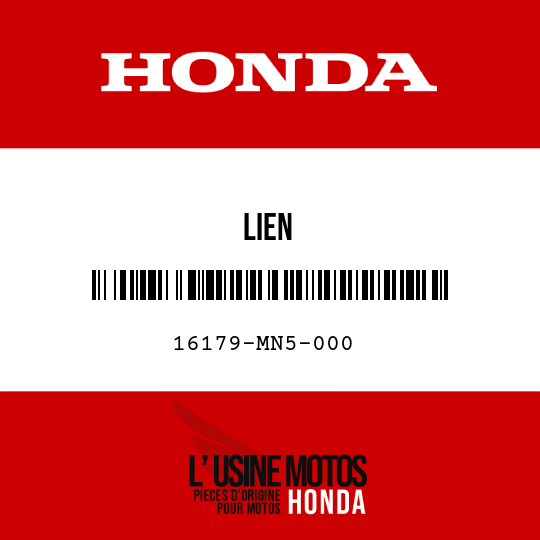 image de 16179-MN5-000 LIEN