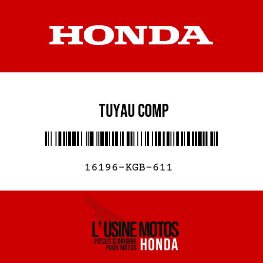 image de 16196-KGB-611 TUYAU COMP